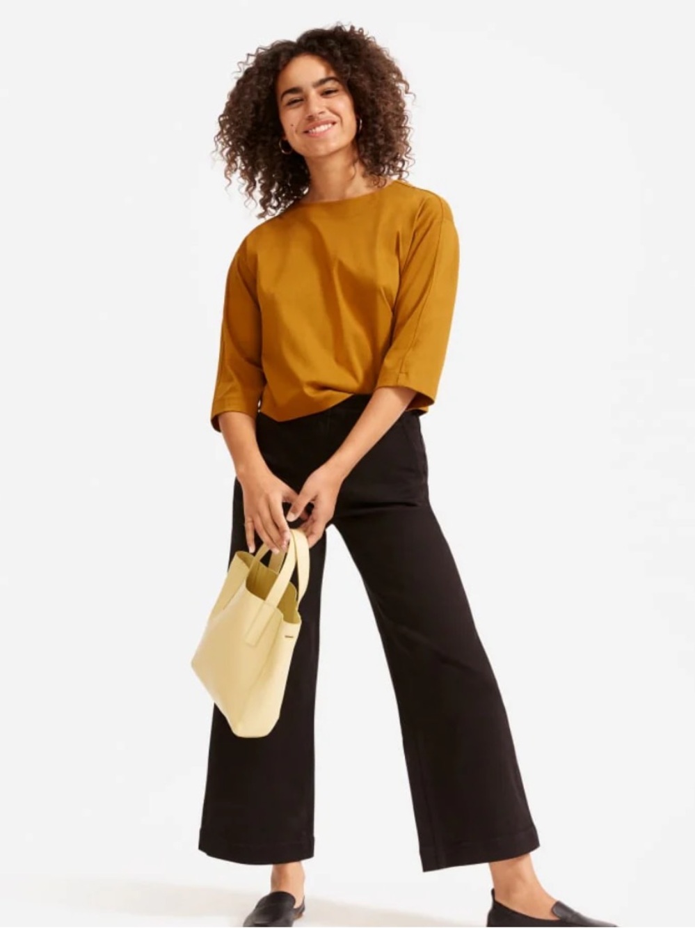Everlane Wide Leg High Rise Jeans 4